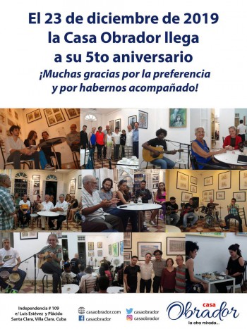 To Aniversario Casa Obrador